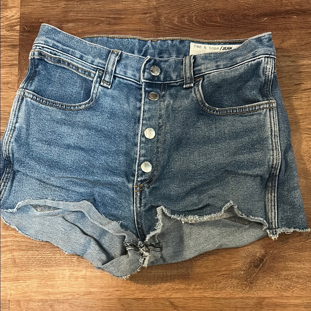 Women's Blue Denim Shorts